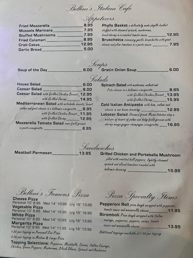 Bellini's Italian Cafe and Bar